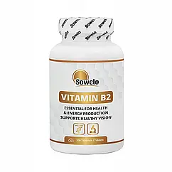 SOWELO ВІТАМІН В2 40 мг РІБФЛАВІН 200 ТАБ