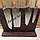 Набір ножів Damascus DK-OK 4004-E olivewood handle 5 предм. AUS-10 сталь 67 шарів, фото 6