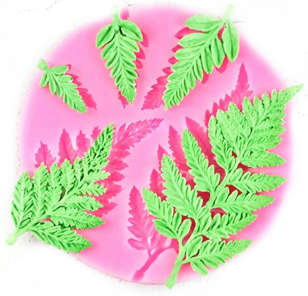 Силіконовий молд Листя папороті 9.2х07см