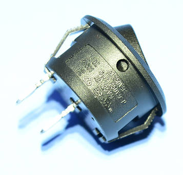 Вимикач R5 (RS-101-8C) чорний 1-група ON-OFF, PRK0081