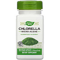 Хлорелла Nature's Way "Chlorella Micro-Algae" микроводоросли, 1230 мг (100 капсул)