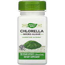 Хлорела Nature's Way "Chlorella Micro-Algae" мікроводорості, 1230 мг (100 капсул)