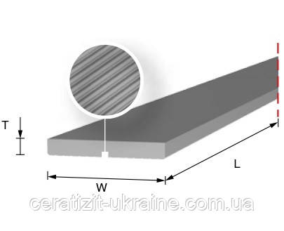 Полоса тв/спл BG00 2,0х10,0х400,0 KCR06 з канавками 0,15 мм Ceratizit (Люксембург)