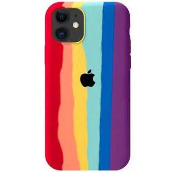 Silicone Rainbow Case iPhone 11 (03) Rainbow