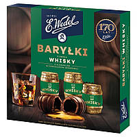 Шоколадные конфеты (Бочки) с Виски E.Wedel Barylki Whiski 200 г Польша