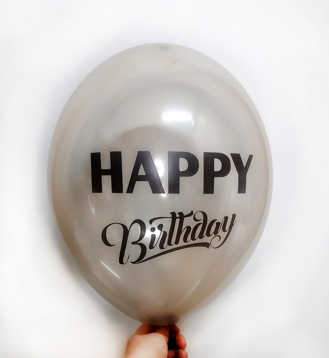 Кулька гелієва 30 см "Happy Birthday", фото 1
