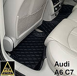 3D Ковірки Audi A8 D4 з Екокожі (2010-2017), фото 2