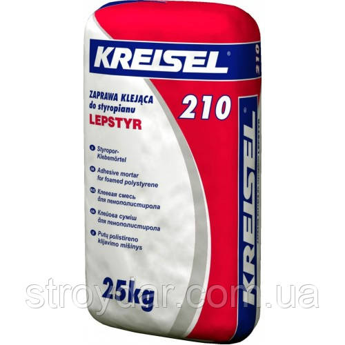 КREISEL 210 клейова армуюча суміш для пінополістиролу, фото 1
