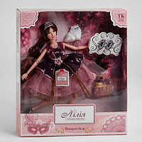Кукла Лилия Принцесса бала ТК -13423 с питомцем и аксессуарами, ручки и ножки сгибаются