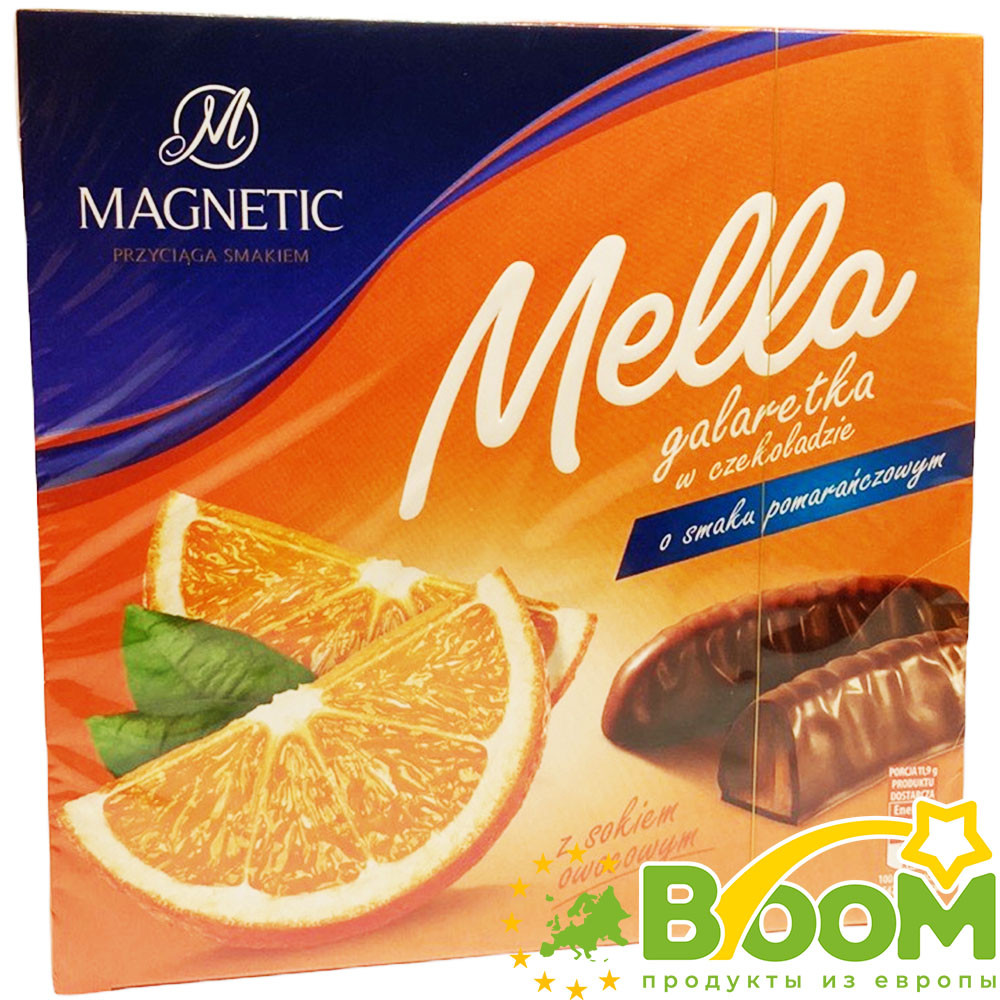 Цукерки з апельсиновим соком Mella Magnetic - 190 грам