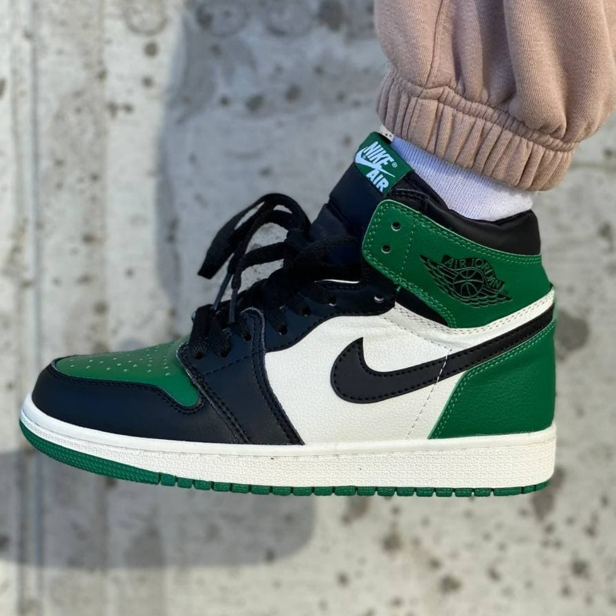 Black green and white jordans 2025