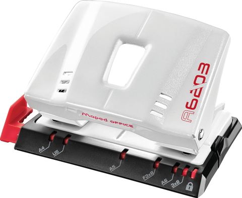 Дырокол металлический 20/25 листов Maped ADVANCED Metal белый MP.620313