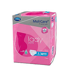 Труси поглинаючі для жінок MoliCare® Premium lady pants 7 крапель L 7шт