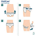 Труси-підгузки для дорослих MoliCare® Premium Mobile 6 крапель M 14шт з підвищеним рівнем поглинання, фото 6