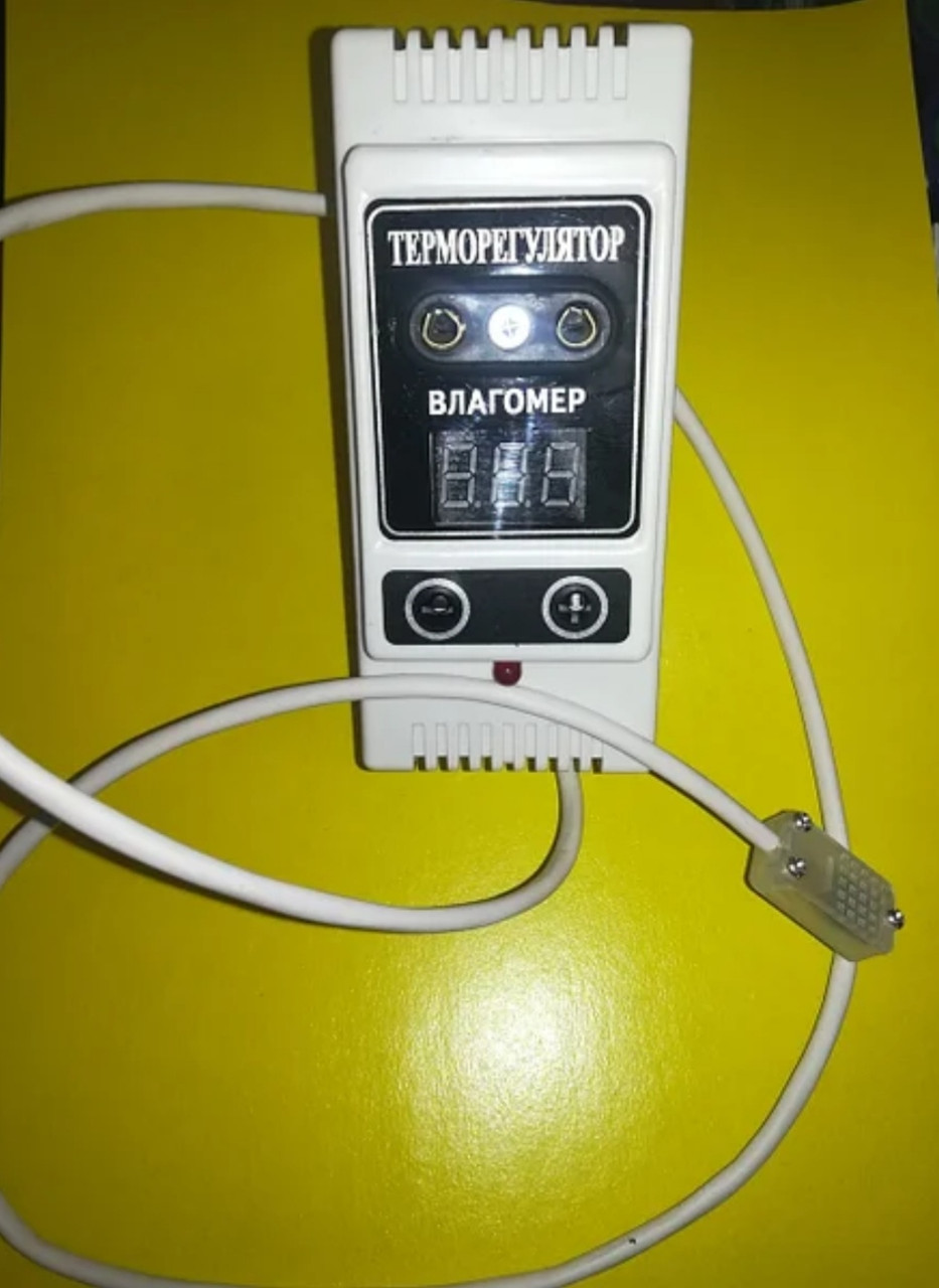 Цифровий терморегулятор з вологоміром Квочка, фото 1