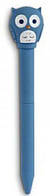 Шариковая ручка-фонарик Kikkerland Сова, голубая