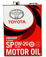 Моторное масло Toyota Synthetic Motor Oil SP SAE 0W20 API SP ILSAC GF-6A (4 л) 0888013205