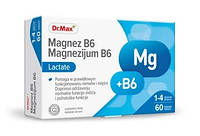 Dr.Max магній лактат 48 мг 100 мг + вітамін В6 1,4 мг, 60 таблеток для дітей і дорослих