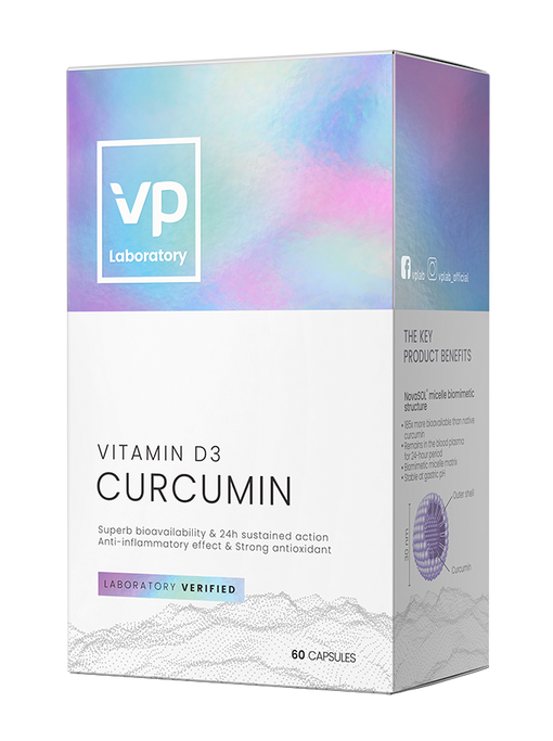 VPLab Curcumin & Vitamin D3 500mg caps 60