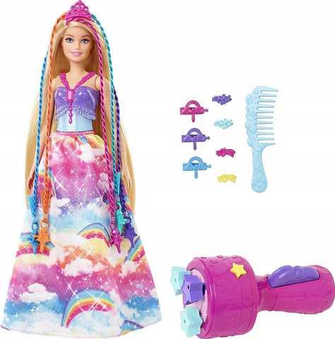 Barbie Лялька Барбі Принцеса волосся з косичками + аксесуари Mattel Barbie GTG00