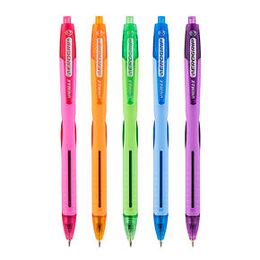 Ручка кулькова автом. Aerogrip-3, набір 5 кольорів (асорті), фото 2