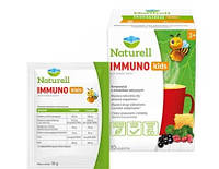 Naturell Immuno Kids экстракты самбуки, шиповника, герани, цинк, вит С, мед укрепляет иммунитет детей 10 саше
