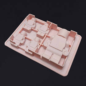 Силіконова форма "Людини" рожева 16,5 x 11,5 см SNS 001