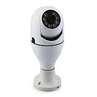 Камера відеоспостереження CAMERA CAM L1 8069 E27 WIFI IP 360°, біла