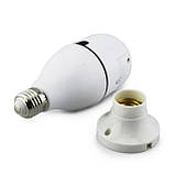Камера відеонагляду CAMERA CAM L1 8069 E27 WIFI IP 360°, біла, фото 2