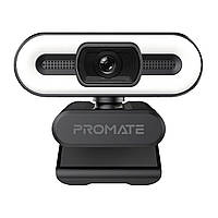 Веб-камера Promate ProCam-3 FullHD с LED подсветкой USB Black (procam-3.black)