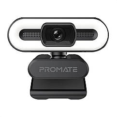 Веб-камера Promate ProCam-3 FullHD з LED підсвіткою USB Black (procam-3.black)