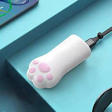 Портативний зовнішній акумулятор Power bank 10000 mAh Лапка, фото 4