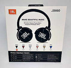 Навушники JBL EVEREST JB-950 Червоні, Навушники bluetooth JBL, водопровідні стереонавушник, фото 4
