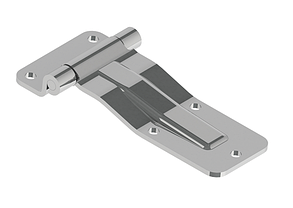 Петля бічних дверей для вантажівки 140*55*3 (Цинк)
