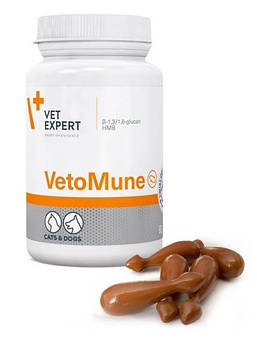 Ветомун VetoMune кормова добавка для підтримки імунітету у собак та котів 60 капсул