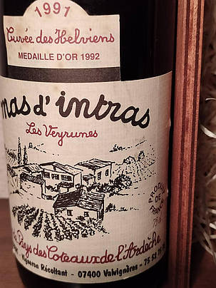 Вино 1991 року Côtes du Vivarais Saint-Remèze Франція вінтаж, фото 2