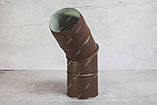 Коліно для водостічної труби з фарбованої сталі коричневий RAL 8017 Мат Ф 100 мм - товщиною 0,45 мм, фото 7