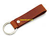 Брелок шкіряний Daewoo ремінець коричневий Деу, фото 2