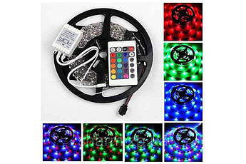 Стрічка світлодіодна різнокольорова LED 3528 RGB комплект