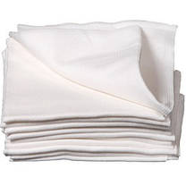 Серветка вафельний рушник (Біле) 100% бавовна, 45Х45 см, паковання 10 шт.,