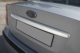 Накладка на кришку багажника OmsaLine для Ford Focus II (2008-2011) Нержавіюча сталь