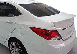 Спойлер для Hyundai Accent 2011-2017 Склопластик