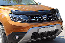 Дефлектор капоту для Dacia Duster 2018-2024 Полікарбонат