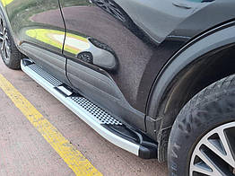 Бокові пороги для Lexus RX 2009-2015 рр. Grey Алюміній (2 шт)
