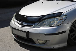 Дефлектор капоту для Honda Civic Sedan VII 2001-2006 рр. Полікарбонат