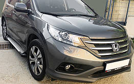 Бокові пороги для Honda CRV (2012-2016) Erkul Нержавіюча сталь (2 шт.)