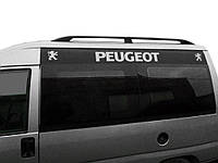 Рейлинги черные Длинная база, с пластиковыми ногами для Peugeot Expert 1996-2007 гг