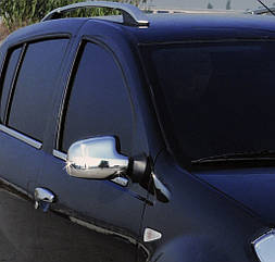 Накладки на дзеркала V-2 для Dacia Logan I (2008-2012) Carmos (2 шт)