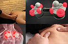 Роліковий масажер для шиї і плечей Supretto масажна накидка електричний вібрамасар для спини і плечей, фото 4