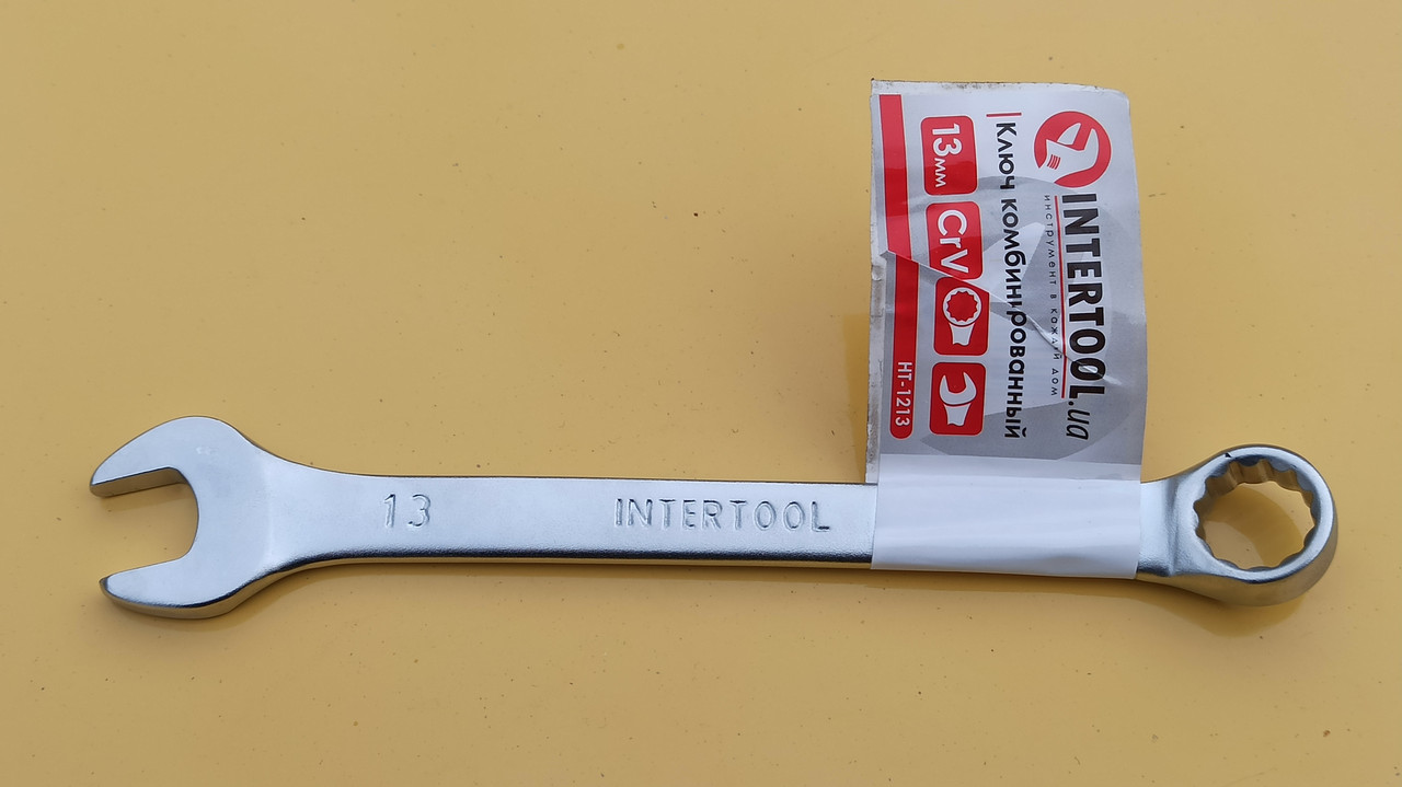 Ключ ріжково-накидний 13 мм INTERTOOL